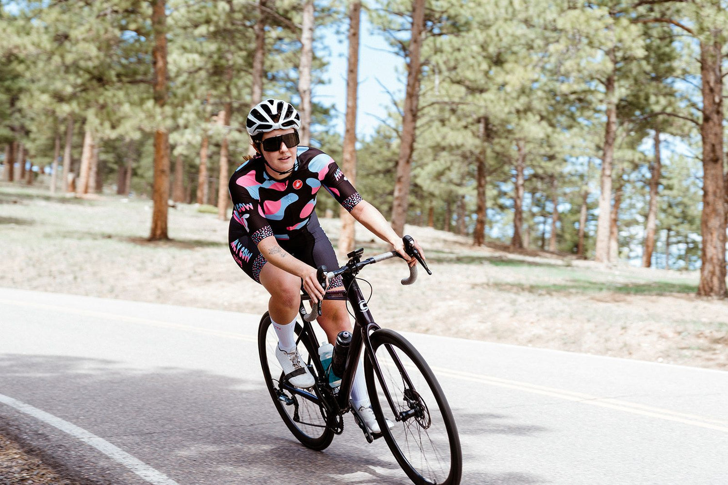 Laini Ritsch Descending Lookout Mountain in Golden, Colorado