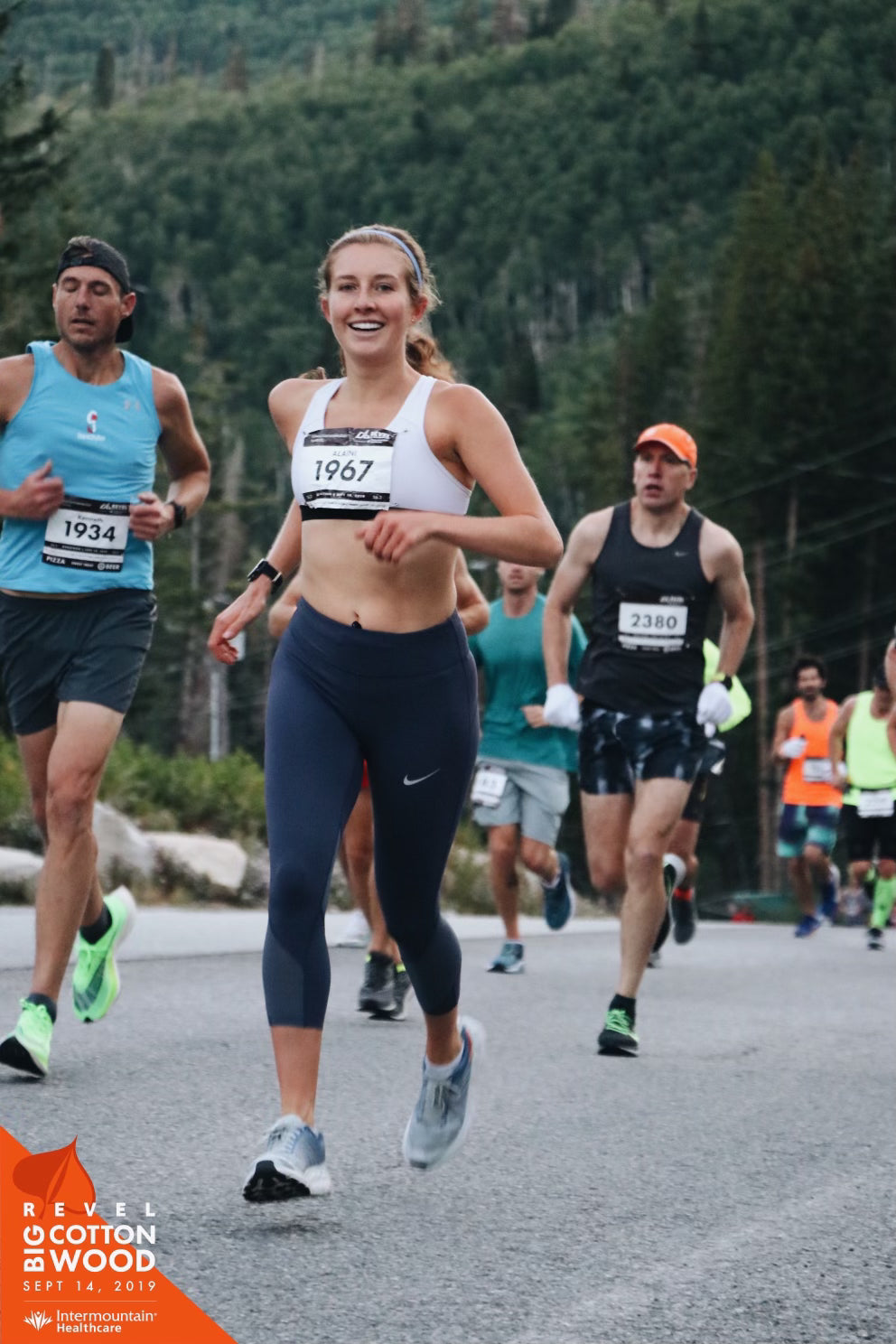 Laini Ritsch Running the Cottonwood Marathon