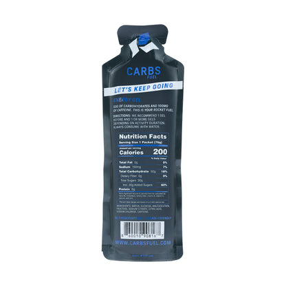 Carbs Fuel Caffeinated Original 50g Energy Gel